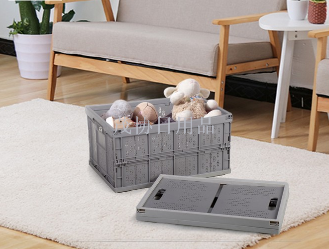 折叠收纳框 多功能车载折叠水果篮 TV电视购物 新奇特产品