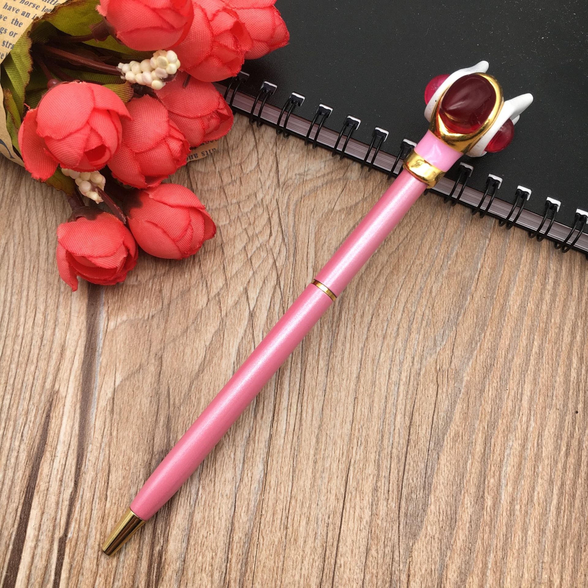 Anime fountain pen, versatile Sakuragi head pen, office stationery pen, student ballpoint pen, 2D creative pen