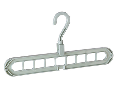 抖音爆款多功能九孔魔术衣架超级收纳达人个衣架顶节省超8倍空间细节图