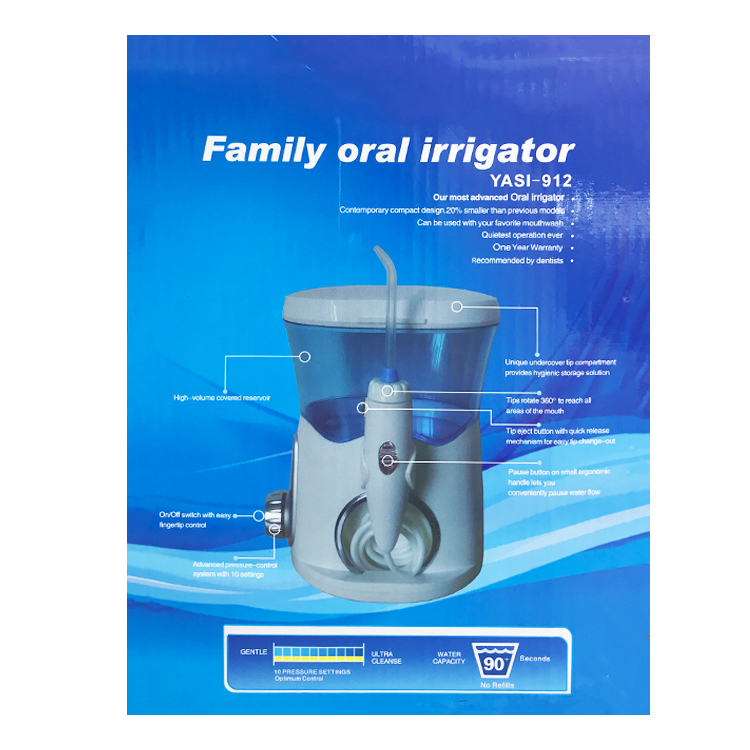 New large water tank dental flosser, electric water flosser, household water dental floss, intelligent dental flosser, teeth cleaning machine details Picture