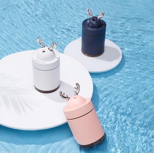 小鹿加湿器 USB车载加湿器 办公室家用静音迷你补水器