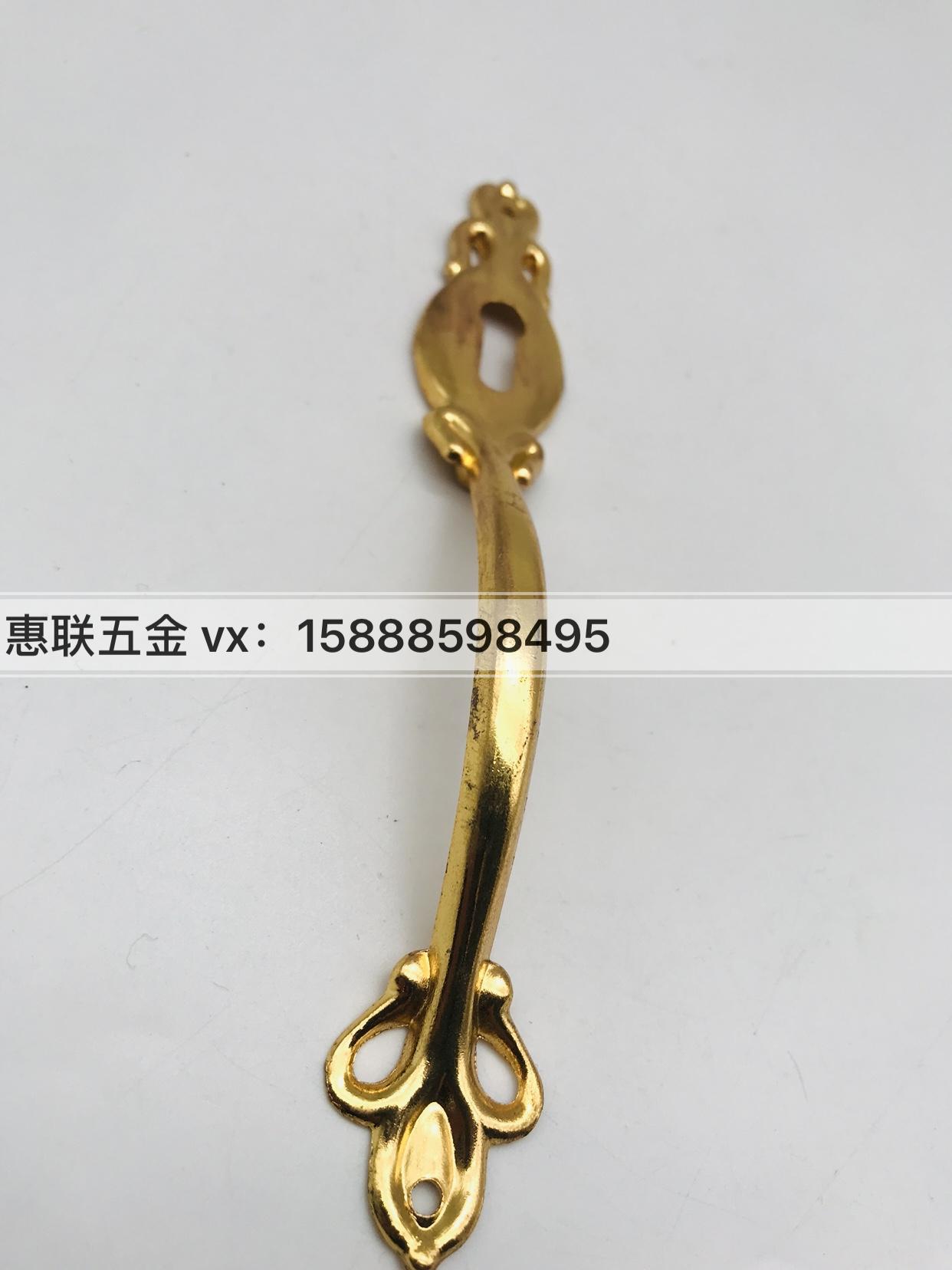 Shuzan imitation gold perforated handle custom window screen special decorative accessory, tree root mesh style glass film compatible details Picture