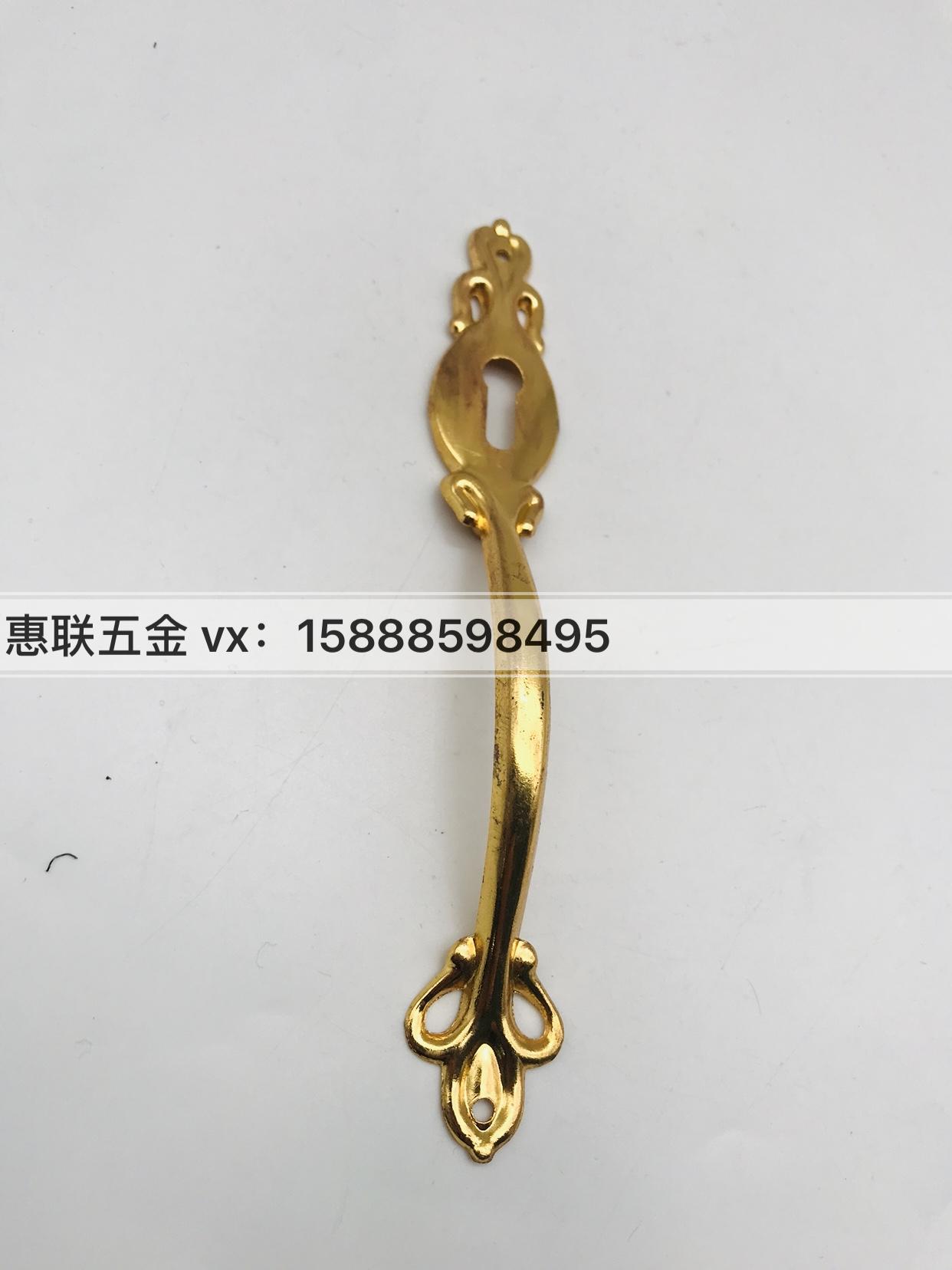 Shuzan imitation gold perforated handle custom window screen special decorative accessory, tree root mesh style glass film compatible Specification image