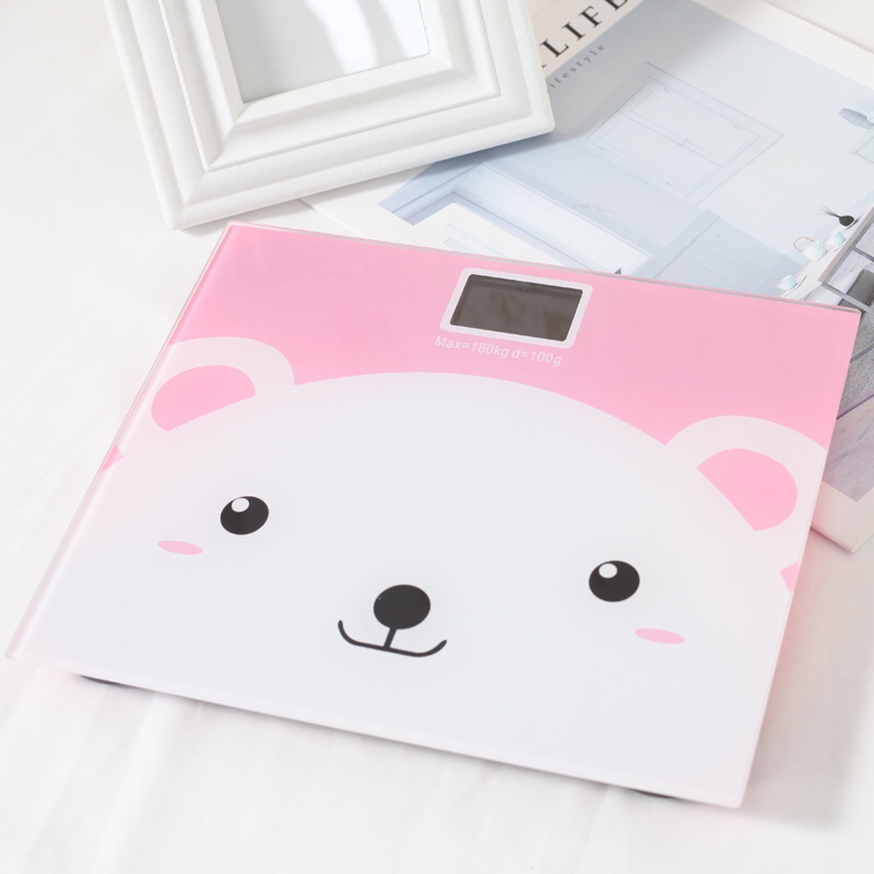 家用体重称 智能电子秤人体精准迷你电子称 称重可印LOGO礼细节图
