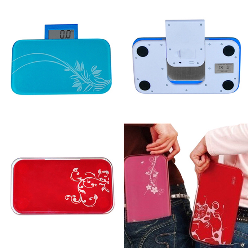 厂家电子秤电池人体秤迷你体重秤迷你称 便携抽拉秤 定做印LO