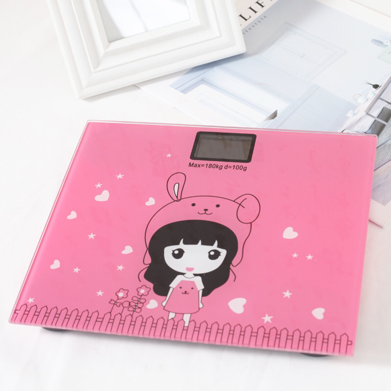 家用体重称 智能电子秤人体精准迷你电子称 称重可印LOGO礼产品图