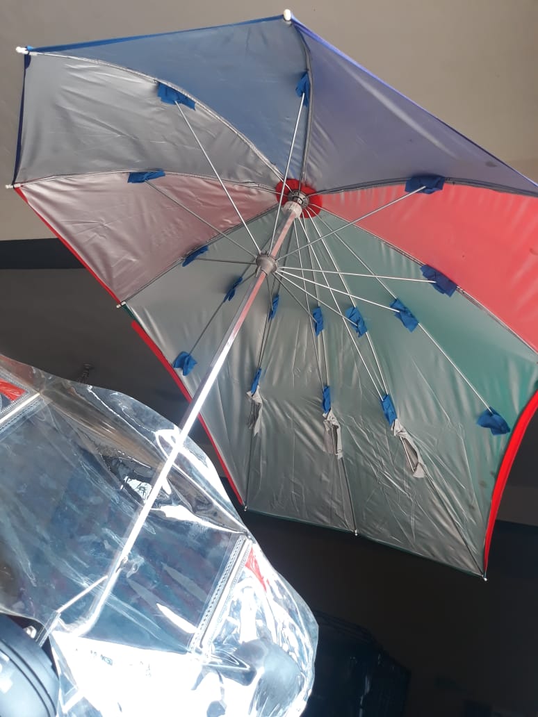 Motorcycle Battery Car Sun Umbrella Canopy 1 Specification drawing
