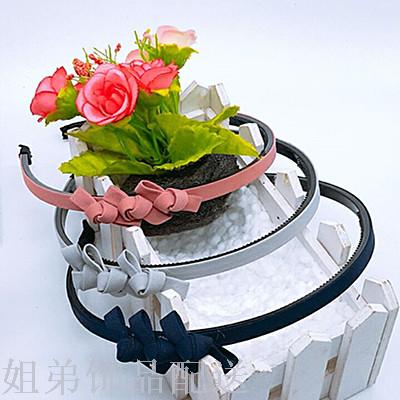 2 yuan shop fashion Korean version popular knotted iron head hoop three knot head buckle details Picture