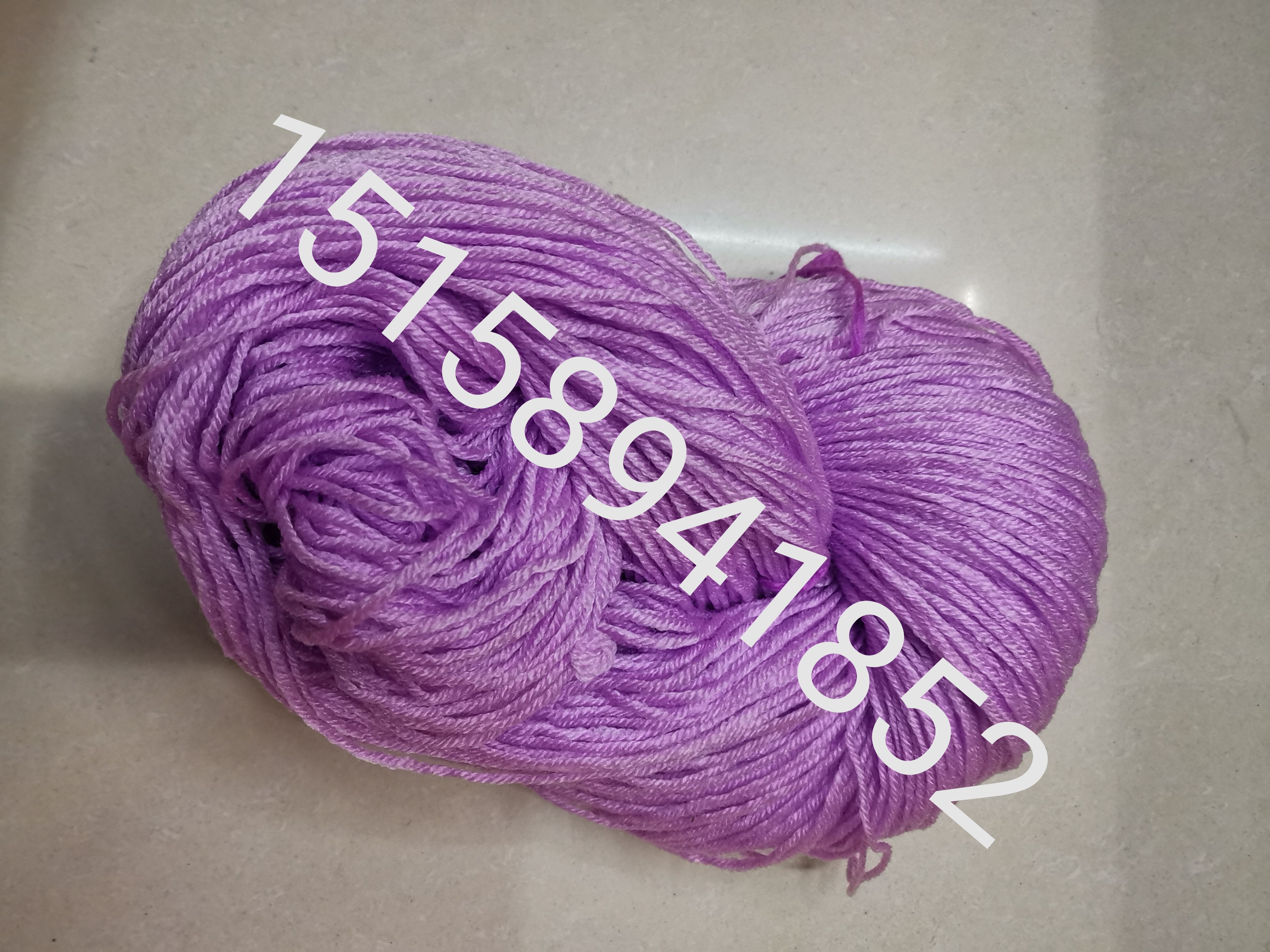 Factory direct sales of 4 strands of medium-thick acrylic yarn, spring candy-colored yarn in stock, half a jin each Application Scenario