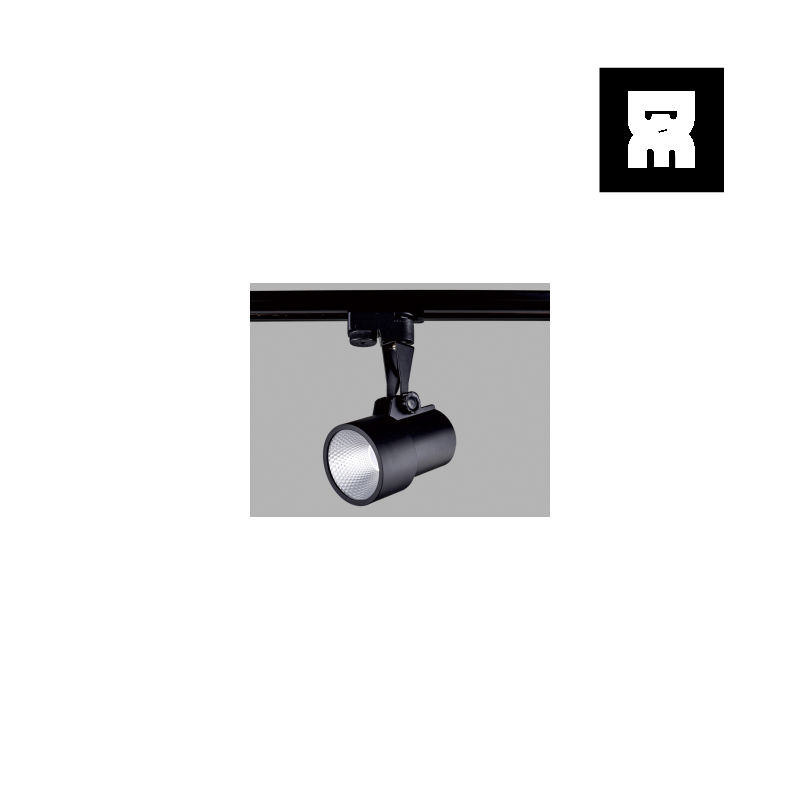 Three explosive led spotlights track light