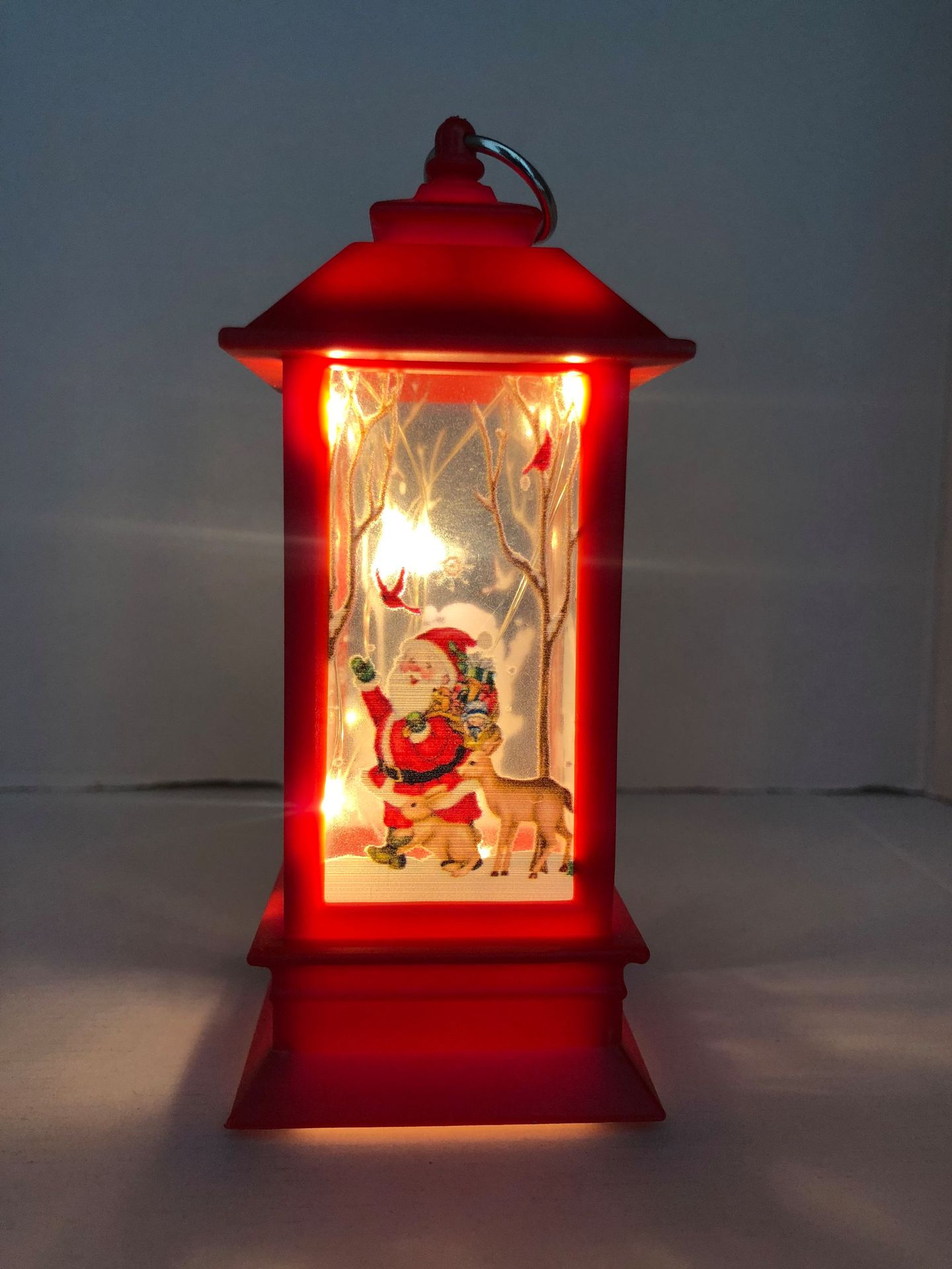 Christmas retro square flat wind lamp manufacturers direct LED lights festival custom lighting products new