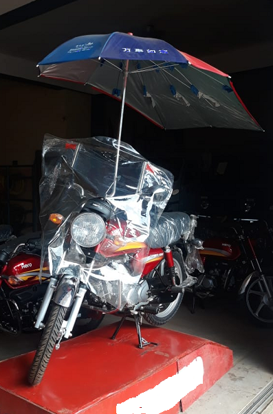 Motorcycle Battery Car Sun Umbrella Canopy 1