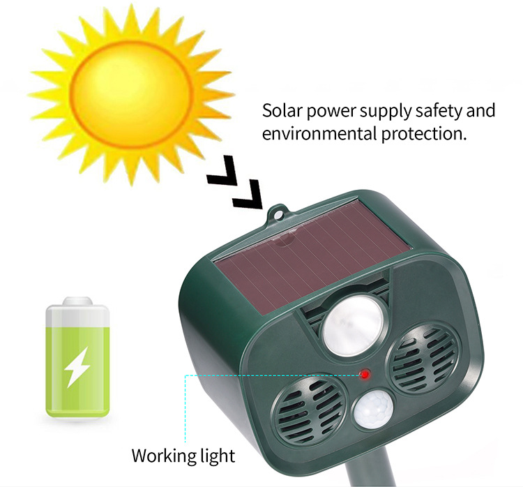 New animal drive solar bird drive ultrasonic mouse drive insect repellent insect repellent