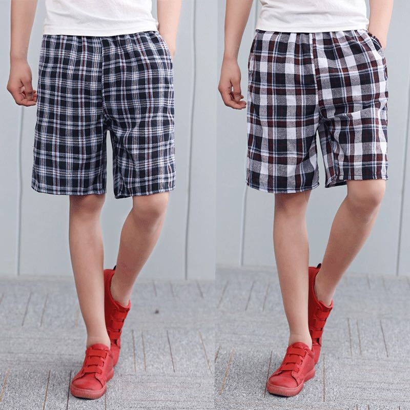 Beach Pants Plaid Beach Pants Men's Shorts Shorts Wholesale Custom Beach Pants Beach Pants details Picture