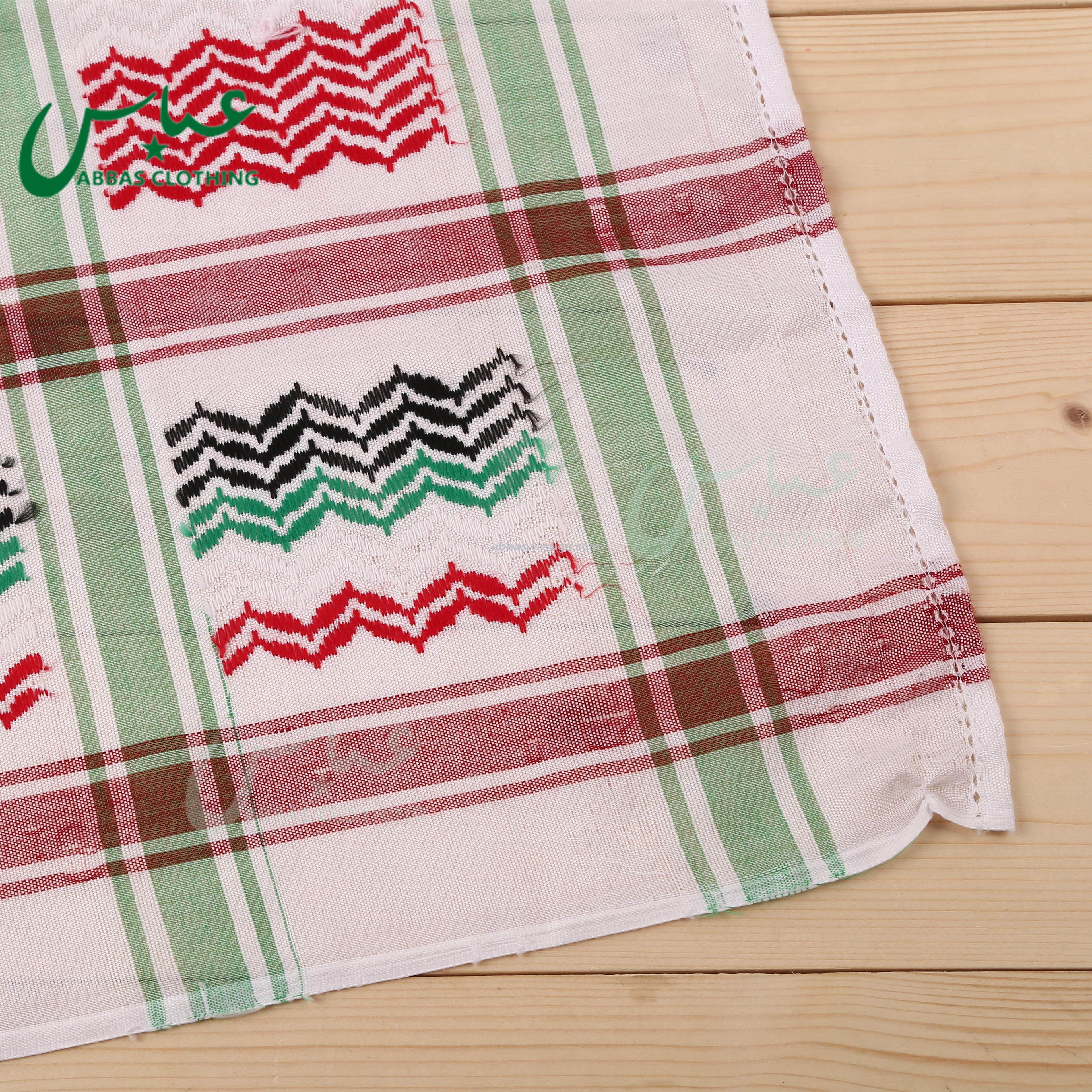 Factory direct sales of Muslim headscarves, custom-made 2019 new national flag color four-color scarves Specification image