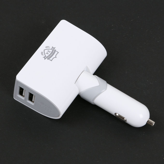 أجهزة شحن سيارات سريعة ذات فتحات كهربائية في مركبتين من طراز USB ذات فتحتين Specification image