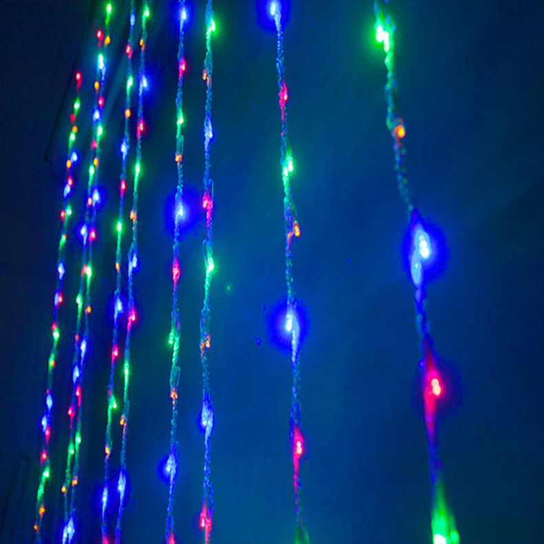LED water lamp Festival decorative lights string outdoor waterproof water curtain lights