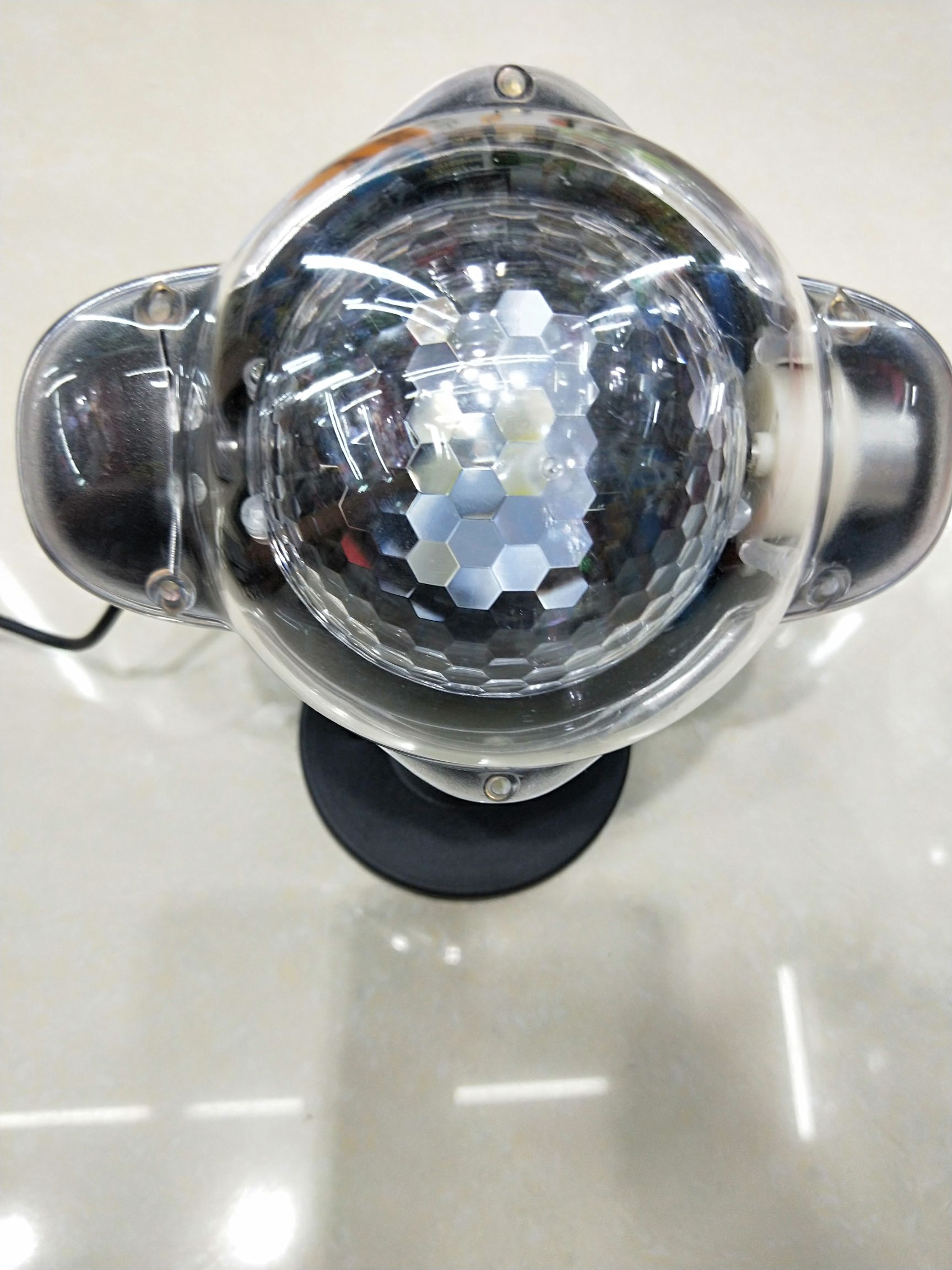 迷你防水草坪LED下雪灯白光彩光圣诞雪花灯户外投影下雪草坪灯