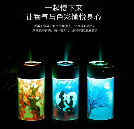 Phantom Color Humidifier USB Mini Home Office Desktop Hydrating Humidifier Aromatherapy Humidifier
