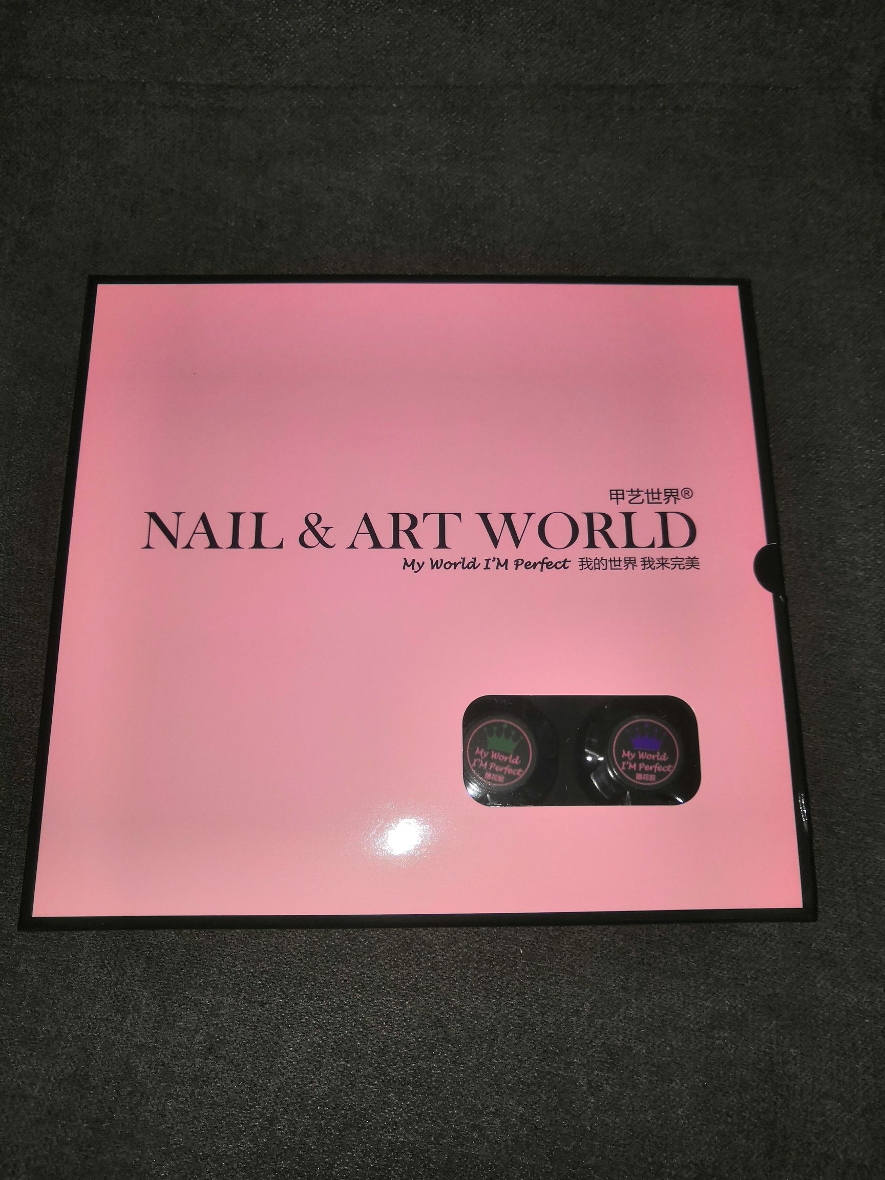 Nail art carving glue, 5-gram 12-color carving glue, Jia Yi World carving glue details Picture