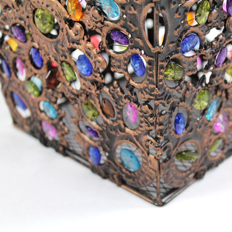 欧式复古大号垃圾桶家用垃圾桶创意实用垃圾桶正方形细节图