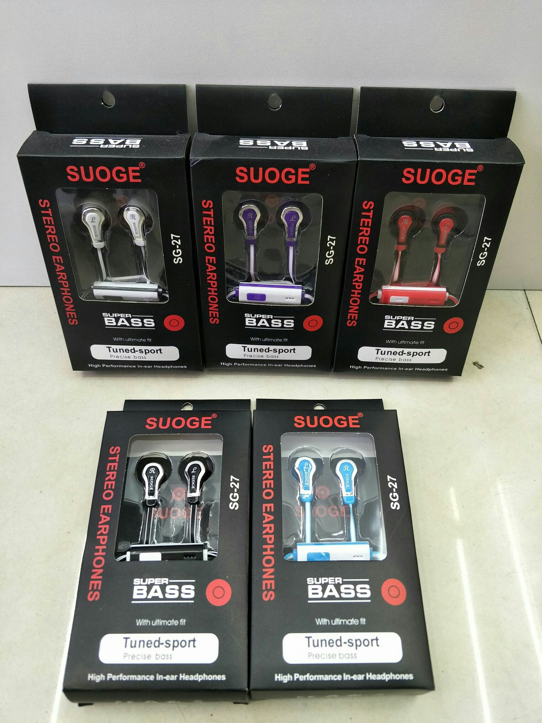 SUOGE brand headphones are universal for both mobile phones and smart devices