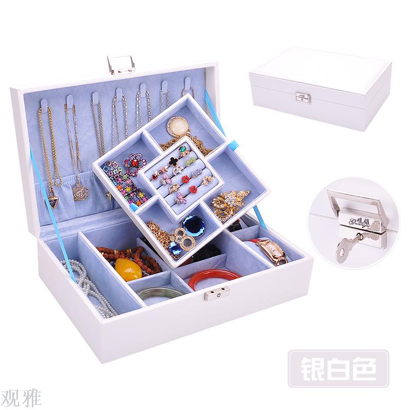 日韩版手提首饰盒 观雅新款首饰盒113-56产品图