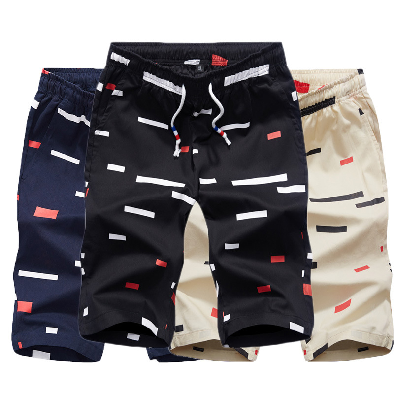 Yiwu Good Goods 2019 Best-selling summer men's casual Pants, pure cotton sports shorts, men's capri pants, Korean version