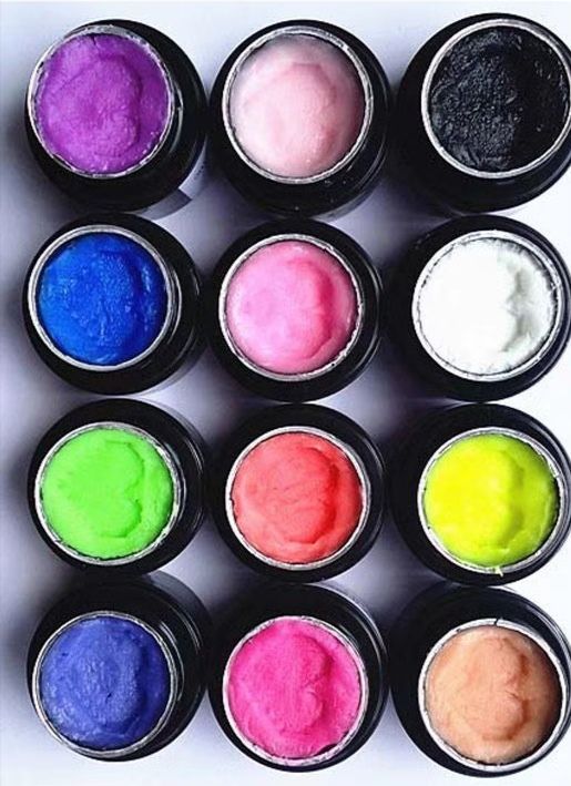 Nail art carving glue, 5-gram 12-color carving glue, Jia Yi World carving glue