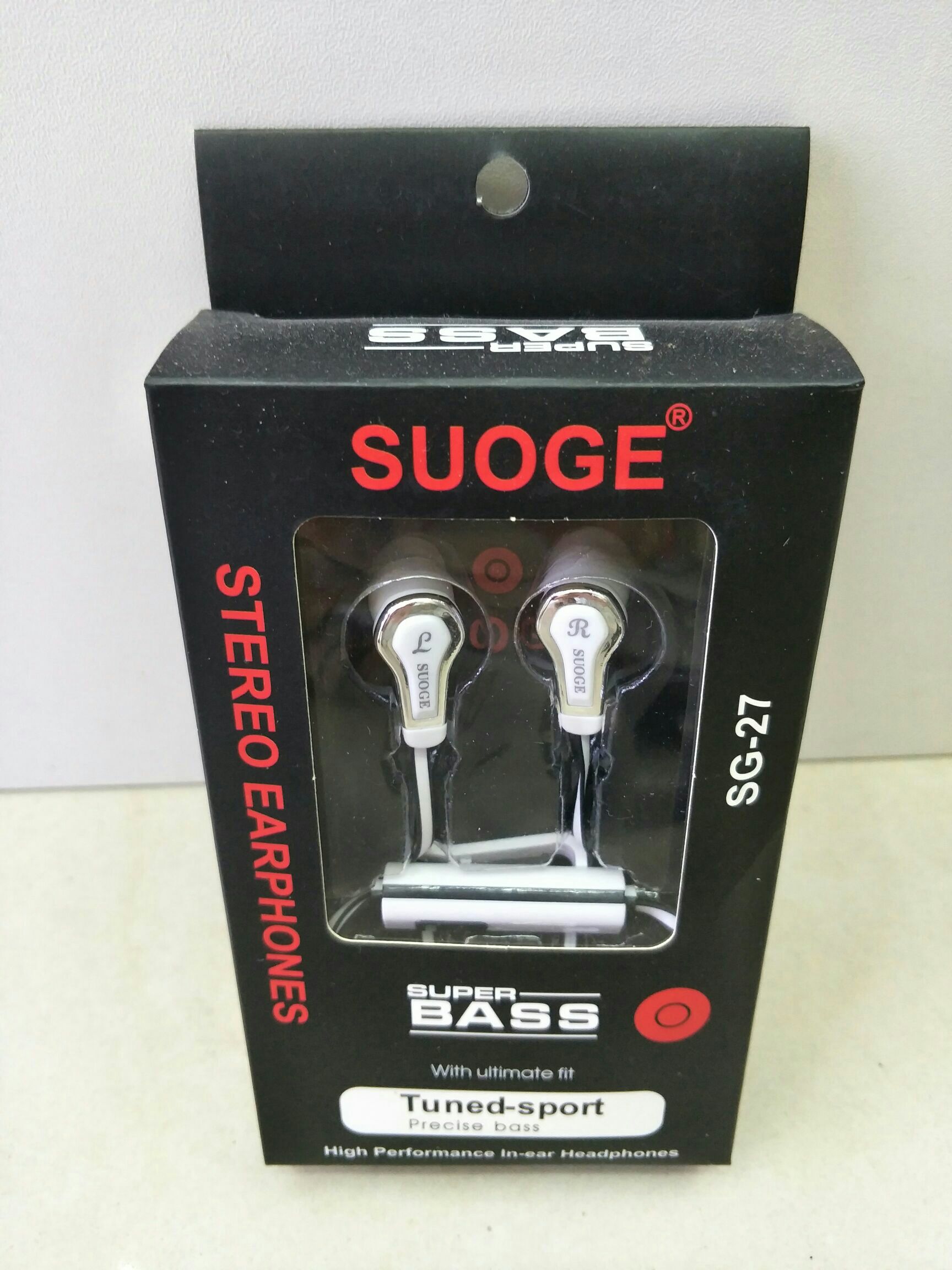 SUOGE brand headphones are universal for both mobile phones and smart devices Specification image