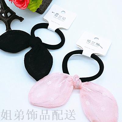 10 yuan multi-shop big ear striped gauze accessories head tie full figure