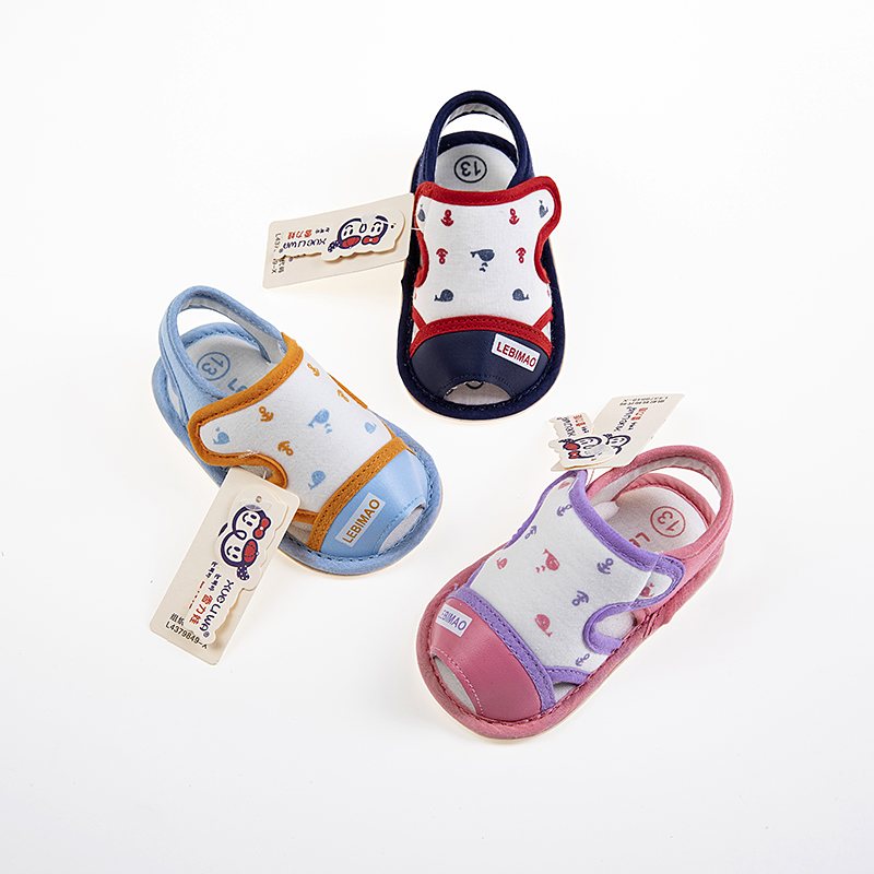 Printed tricolour sandals for men and women