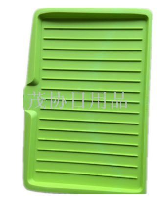 Tray rectangular flat plate shallow dish household plastic tableware quick asphalt bowl stand chopsticks stand dishwashing supplies