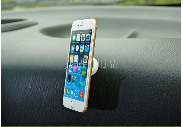 磁性多功能车载手机架 360度旋转磁铁车载导航架产品图