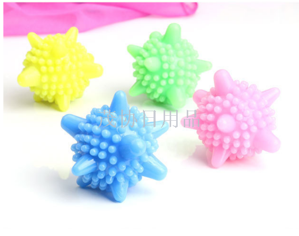 洗衣机洗衣球 去污防缠绕洗护球海星形实心清洁球 新奇特产品