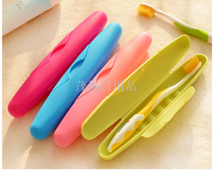 Portable toothbrush case plastic essential toiletry items Toothbrush case travel items