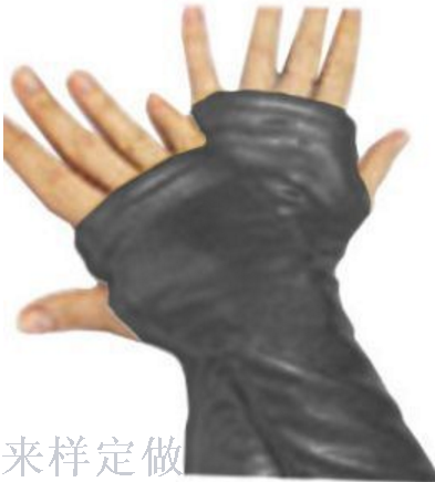 万圣节圣诞节 金银布亮布手套 Cosplay化妆舞会表演道具细节图