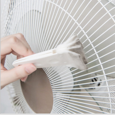 Creative household fan cleaning brush, multi-functional keyboard gap cleaning brush, dust removal brush, plastic soft bristle brush 12 details Picture