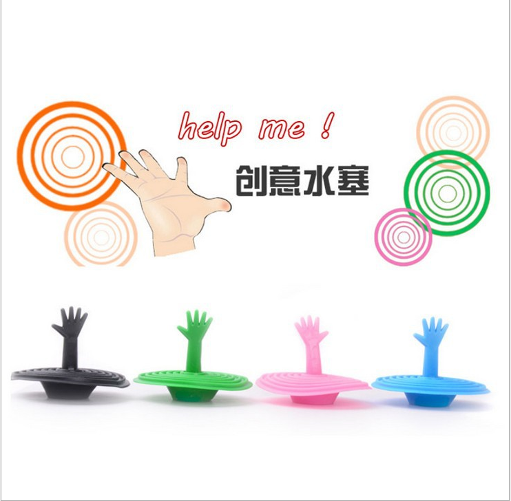 Personalized palm sink plug bathtub plug bathroom leakproof plug basin plug water plug floor drain