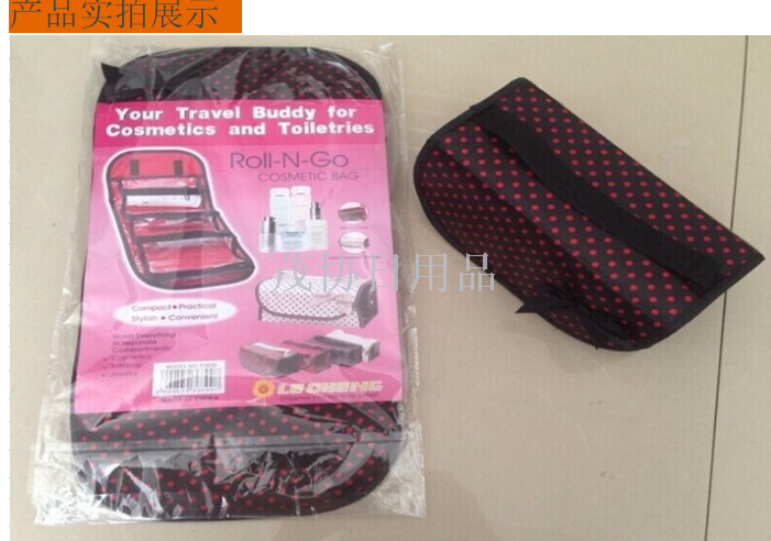 Wholesale TV products domestic trade and foreign trade wash bags spotted - grain cosmetics bags