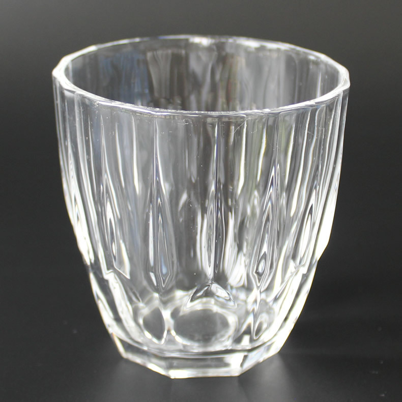 日用百货透明钻石威士忌酒杯杯具单层玻璃杯子套装250ml生产定制细节图