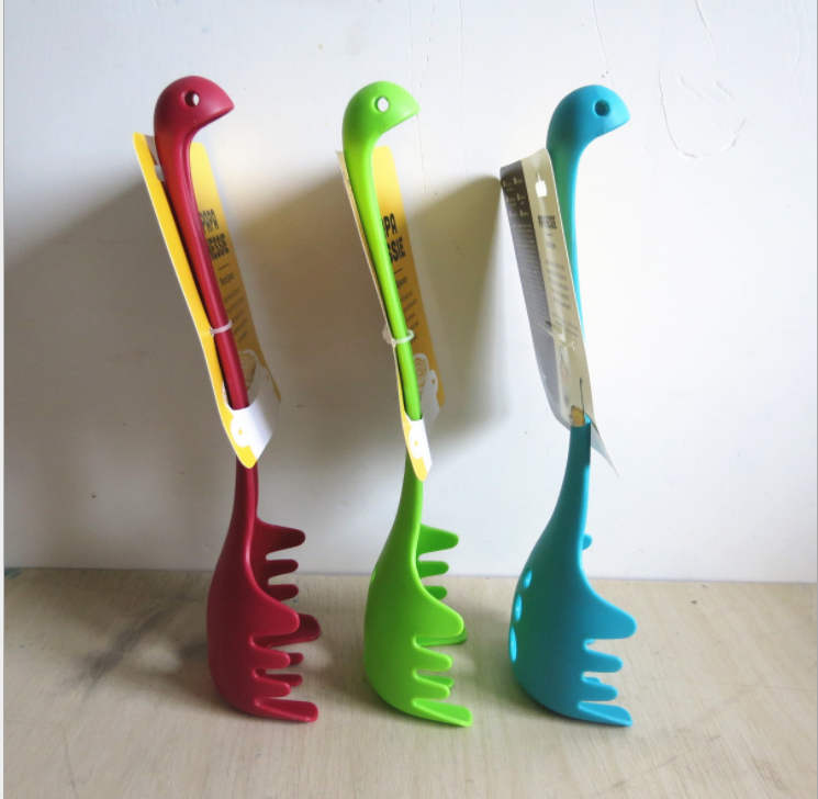 Papa Nessie Dinosaur slotted spoon Noodle Scoop, Loch Ness Monster Noodle scoop Specification image