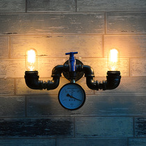 Creative home lighting European style retro wrought iron pipe lighting Hotel bar decorative wall lighting corridor lighting