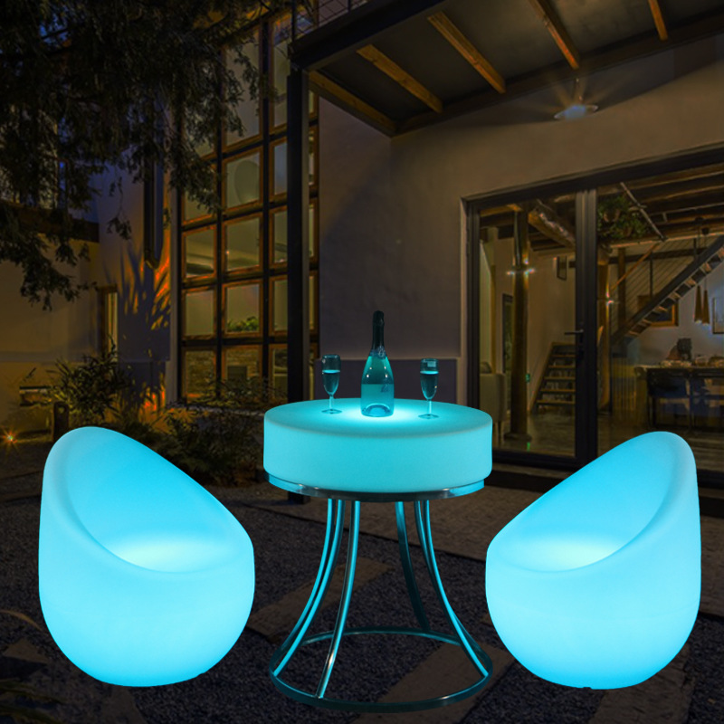 LED酒吧发光桌椅散台 创意KTV发光茶几 夜店包厢卡座酒吧台咖啡厅细节图