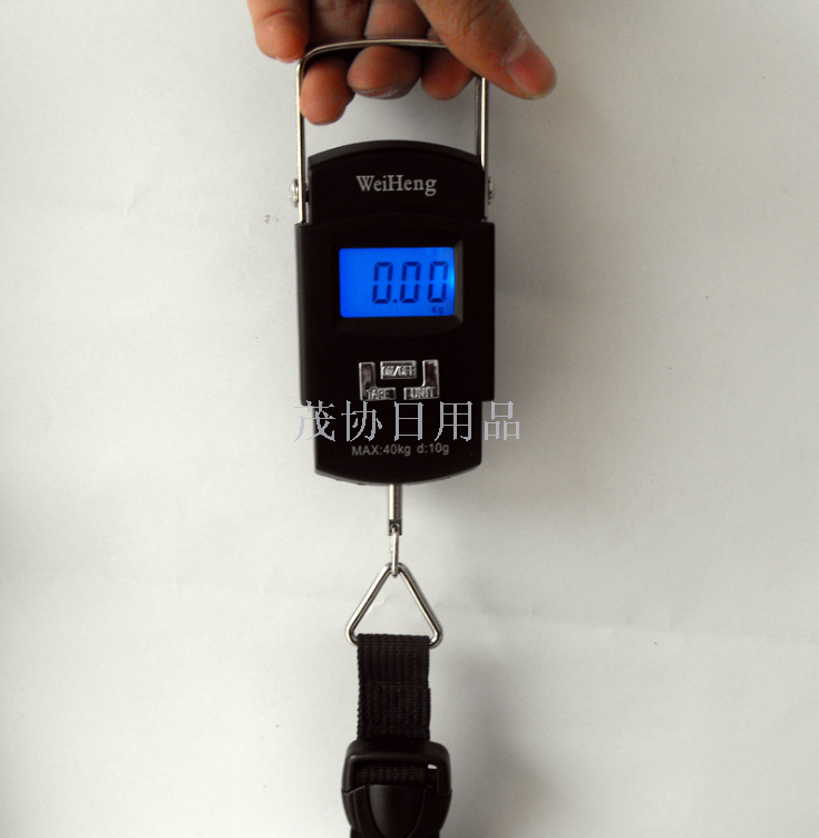 Portable electronic scale Portable fishing express hook luggage electronic scale weighing 50kg