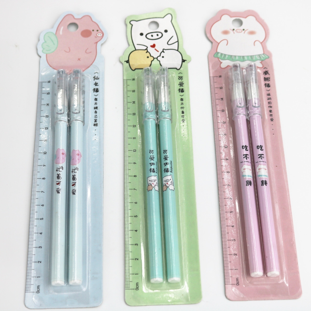 Wanbang 9073 Student gel Pen Exam Special 0.38mm cartoon creative gift Acrylic stand Application Scenario