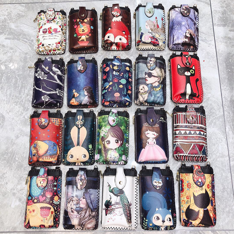 2021 new bag female retro mobile phone pack ethnic style female bag single shoulder oblique cross multi-functional female bag storage device Application Scenario