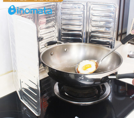 Kitchen oil-proof board, aluminum foil plate, stove, cooking and stir-frying, oil-proof board 39cm*80cm Specification image