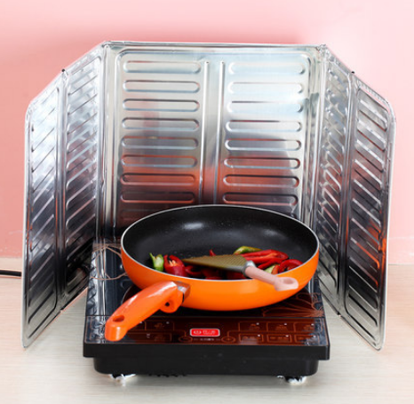 厨房隔油板挡油铝箔板灶台烹饪炒菜防油板 39cm*80cm