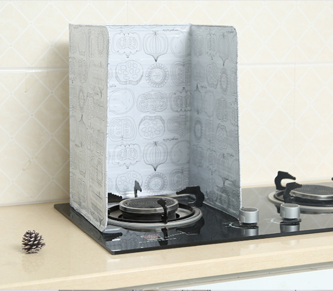 Kitchen oil-proof aluminum foil baffle, oil-proof baffle, stove baffle, thickened oil-proof board details Picture